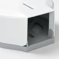 Диспенсер для туалетной бумаги SAVANNA, пластик, белый, втулка 4 см