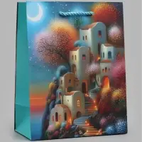 Пакет подарочный ламинированный "Город", S 18 x 23 х 10 см