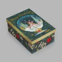 Коробки подарочные новогодние, 10 в 1, 37.5&times;29&times;17 - 19&times;13&times;7.5 см