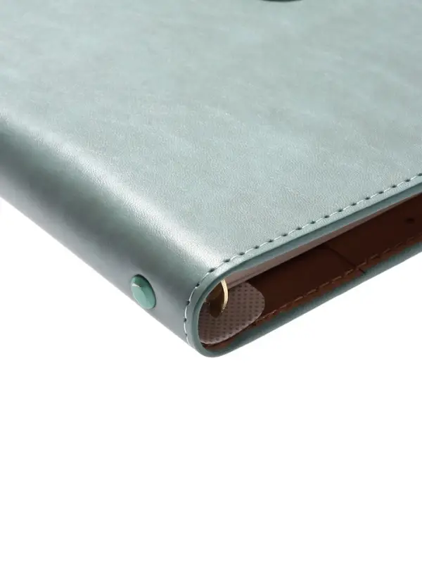 Органайзер на кольцах, C6, с хлястиком, 80л, линия, к/зам, Зеленый Органайзер на кольцах, C6, с хлястиком, 80л, линия, к/зам, Зеленый