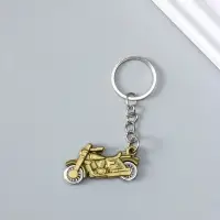 Брелок для ключей &laquo;Мотоцикл&raquo;, колёса крутятся, металл, 1.9&times;4 см