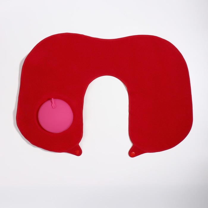 Подушка для шеи дорожная, надувная, с насосом, 47 × 27 см, цвет МИКСУдалила  картонная коробка, Подушка для шеи дорожная, надувная, с насосом, 47 × 27 см, цвет МИКСУдалила  картонная коробка,