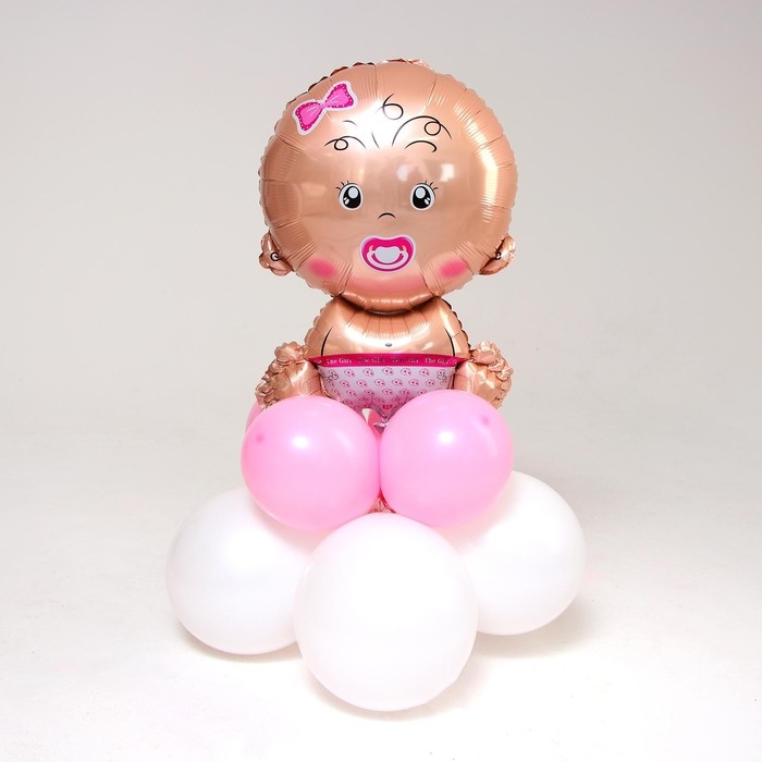 Шары воздушные «Малышка», фольга, латекс, 9 шт. Шары воздушные «Малышка», фольга, латекс, 9 шт.