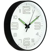 Часы настенные интерьерные &laquo;Классика&raquo;, плавный ход, светящиеся, d=25 см