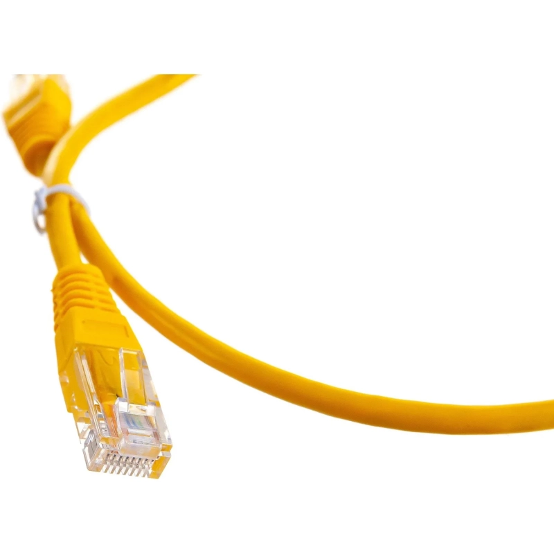 Патч-корд TWT TWT-45-45-0.5-YL UTP кат.5e, 0.5 м, желтый