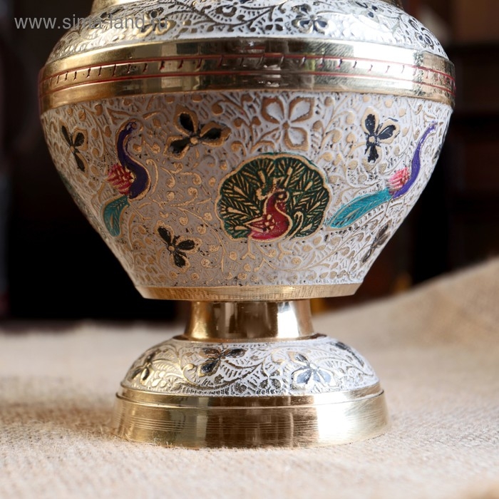 Ваза  Ваза "Мурсия" латунь 10х10х23 см