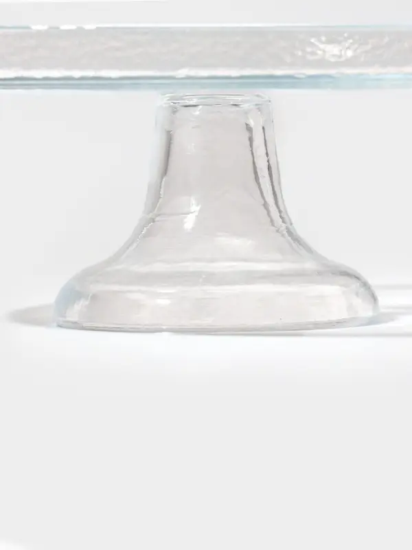 Блюдо на ножке Доляна Tasty, d=22 см, стекло, прозрачное