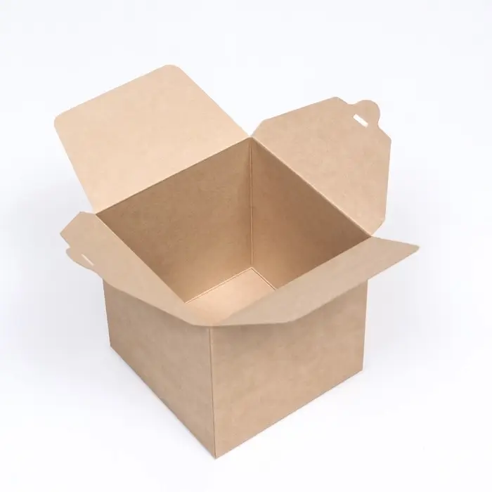 Коробка складная крафт, квадратная, 12×12×12 см Коробка складная крафт, квадратная, 12×12×12 см