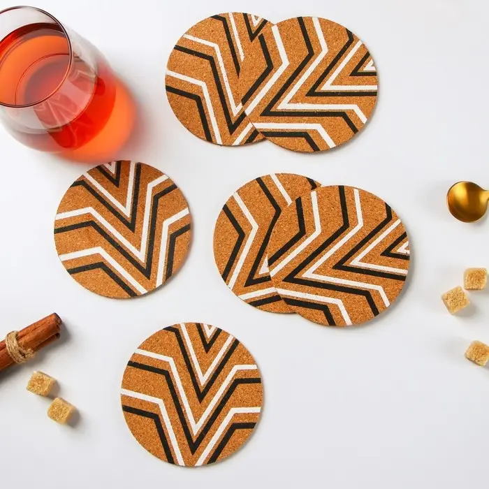 Набор подставок под горячее Доляна, 6 шт, d=10 см Набор подставок под горячее Доляна, 6 шт, d=10 см