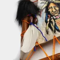 Панно "Вождь" 30х3х60 см