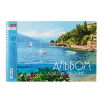 Альбом для рисования Hatber &laquo;Очарование природы&raquo; А4, 48 листов, на гребне, плотность листов 100 г/м&sup2;, обложка из мелованного картона, тиснение, МИК�...