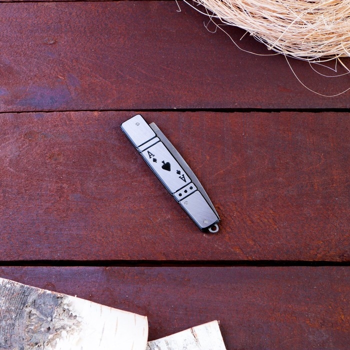 Нож складной Нож складной "Туз Пик" 16,5см, клинок 76мм/1мм