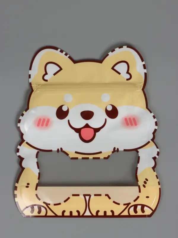 Пакет подарочный, "Корги", с zip-lock застежкой, 17x20+3см