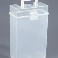 Бокс для хранения мелочей, с ручкой, 16.5&times;11&times;6 см, прозрачный