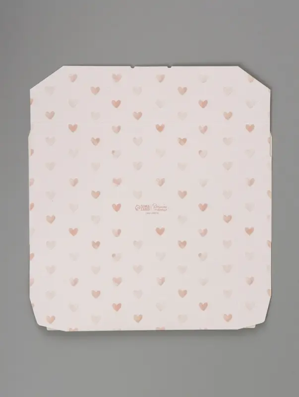 Коробка подарочная складная &laquo;Сердце&raquo;, 20&times;20&times;4 см, с окном