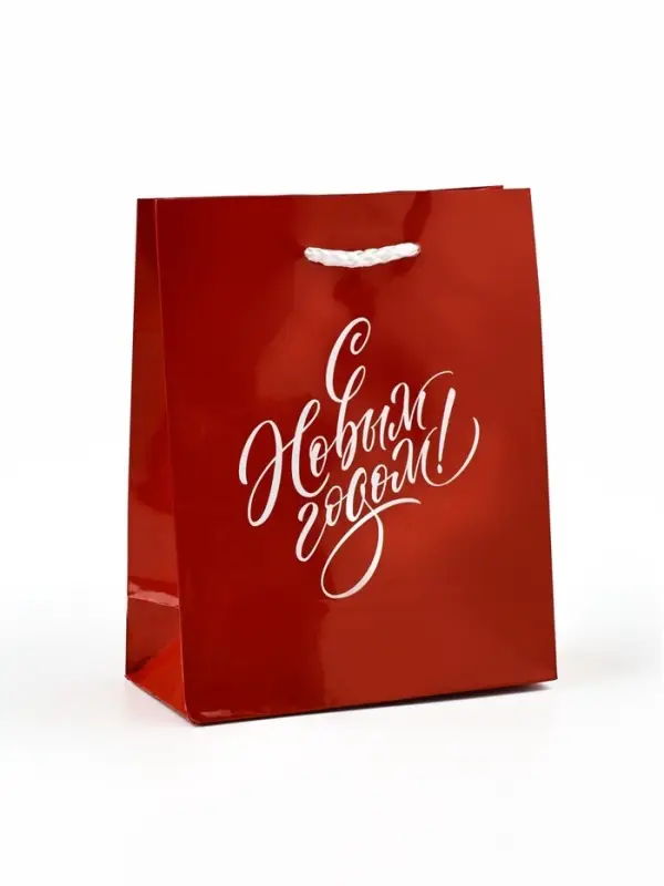 Пакет подарочный новогодний ламинированный «С Новым годом», S 15 х 12 х 5.5 см Пакет подарочный новогодний ламинированный «С Новым годом», S 15 х 12 х 5.5 см
