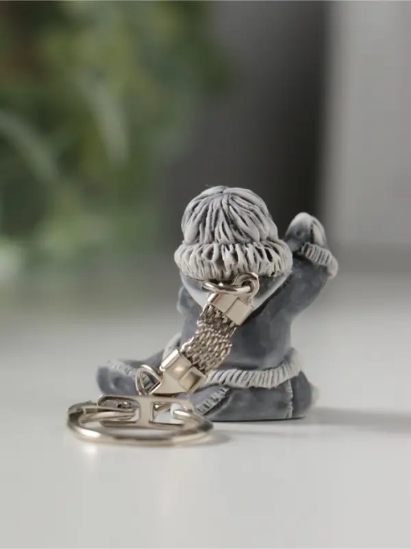 Брелок "Рыболов" маленький , 3,9см