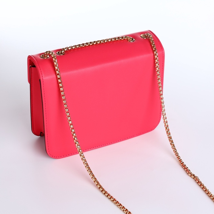 Сумка женская на магните, маленький размер, цвет розовый Сумка женская на магните, маленький размер, цвет розовый