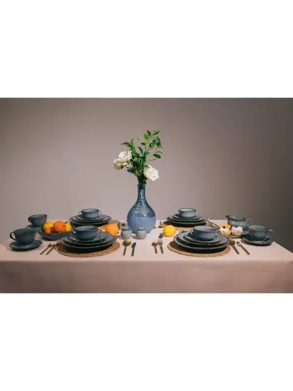 Салатник Magistro Alpine Frost, 880 мл, 19.9&times;19.5&times;5.3, фарфор, голубовато-серый