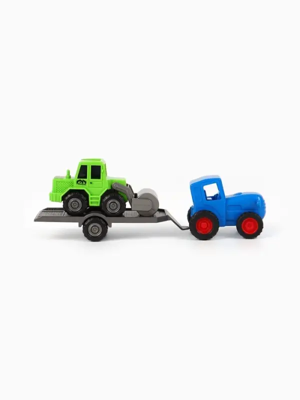 Игрушка трактор с катком &laquo;Синий трактор&raquo;