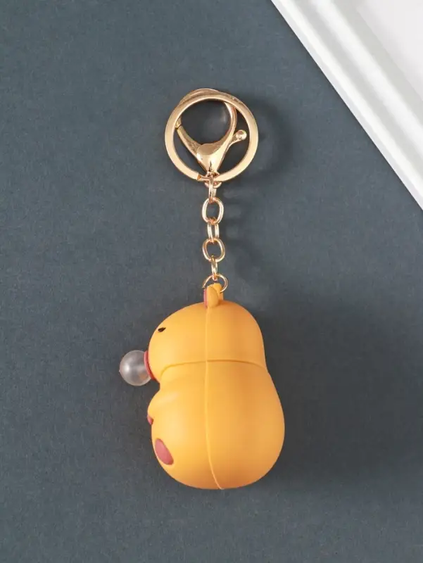 Брелок для ключей на кольце с карабином «Капибара - антистресс», надувает пузырь, резина, 5×4.7×6.5 см Брелок для ключей на кольце с карабином «Капибара - антистресс», надувает пузырь, резина, 5×4.7×6.5 см