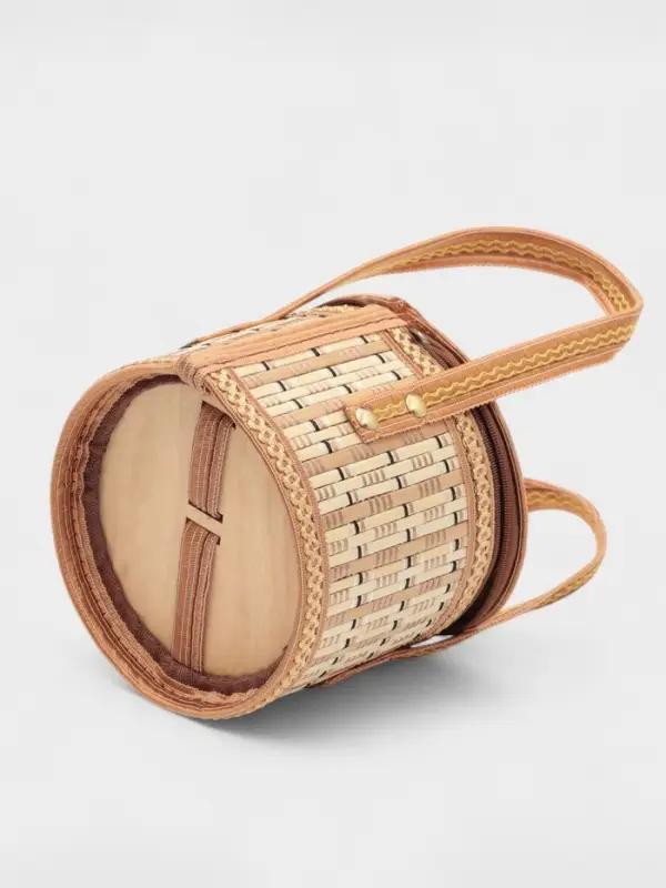 Корзина для хранения Доляна Nature, 14&times;14&times;13, бамбук