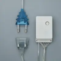 Гирлянда &laquo;Занавес&raquo; 1.5&times;1 м, IP20, прозрачная нить, 180 LED, свечение синее, 8 режимов, 220 В