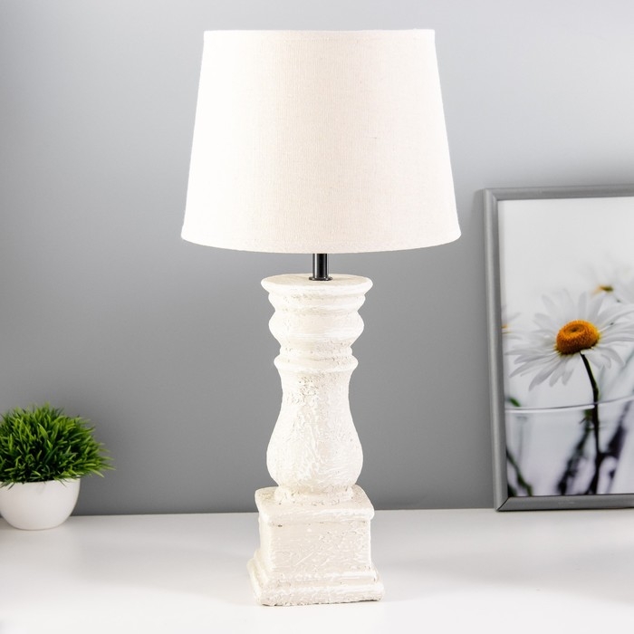 Настольная лампа Настольная лампа "Стелла" Е14 40Вт серый 22,5х22,5х47см RISALUX