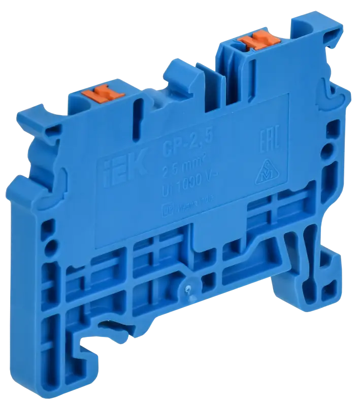 ARMAFIX Клемма пружинная Push In CP 2,5мм2 синяя IEK