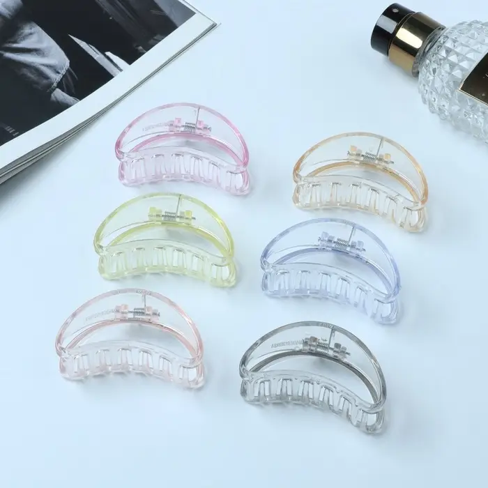 Крабик для волос «Бриджит», дуга, 7 см, МИКС Крабик для волос «Бриджит», дуга, 7 см, МИКС