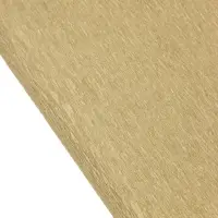 Бумага крепированная 50&times;250 см, в рулоне, 28 г/м&sup2;, золотой