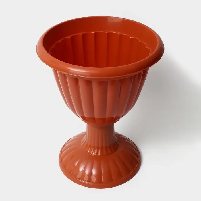 Вазон для цветов &laquo;Жасмин&raquo;, 12 л, d=37 см, h=46 см, коричневый