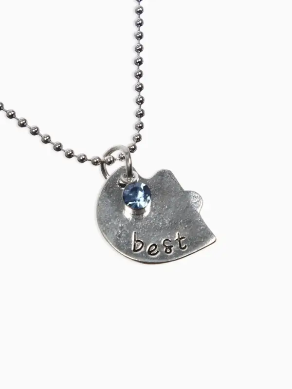 Кулоны парные &laquo;Тройное сердце&raquo;, 45 см, цветные в серебре