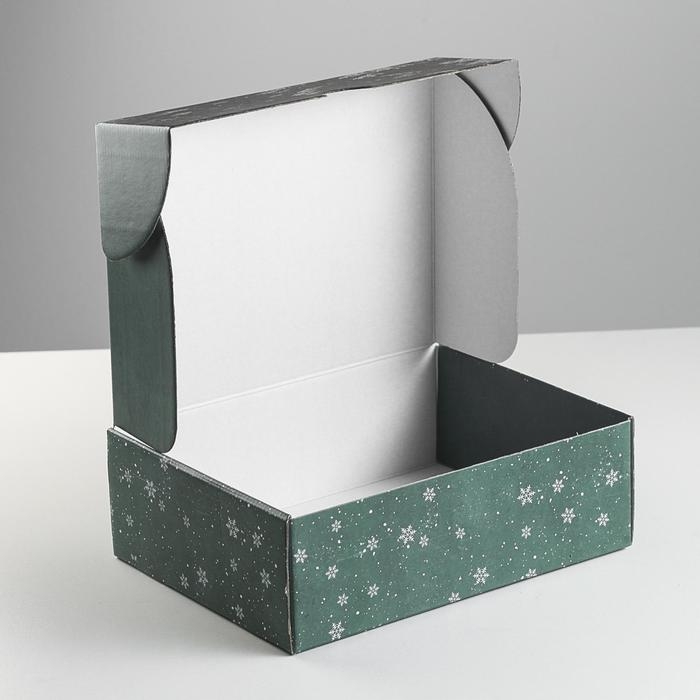 Коробка подарочная новогодняя складная «Зимняя сказка», 30.7 х 22 х 9.5 см, Новый год Коробка подарочная новогодняя складная «Зимняя сказка», 30.7 х 22 х 9.5 см, Новый год
