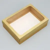 Коробка подарочная, упаковка, &laquo;Под крафт&raquo;, 32&times;24&times;9 см