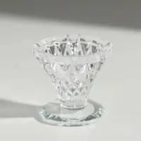Стеклянный подсвечник на 1 свечу &laquo;Рюмка&raquo;, 6&times;6&times;6 см