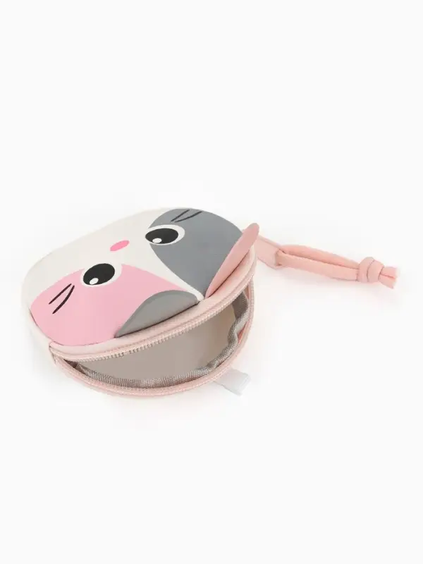 Рюкзак школьный, с кошельком, для девочки, 32&times;14&times;46 см, розовый