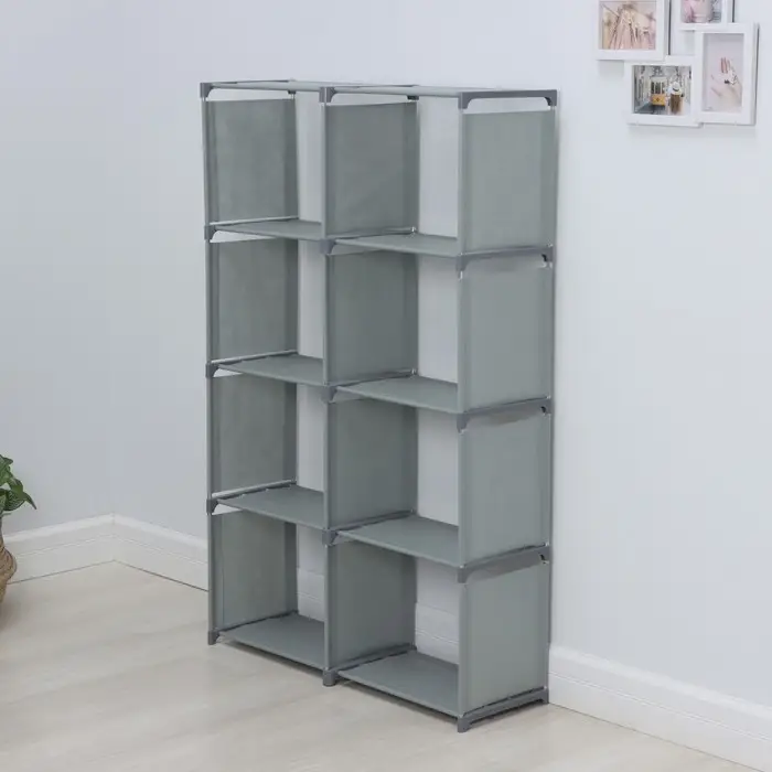 Стеллаж для хранения многофункциональный LaDо́m, 85&times;26&times;125 см, серый