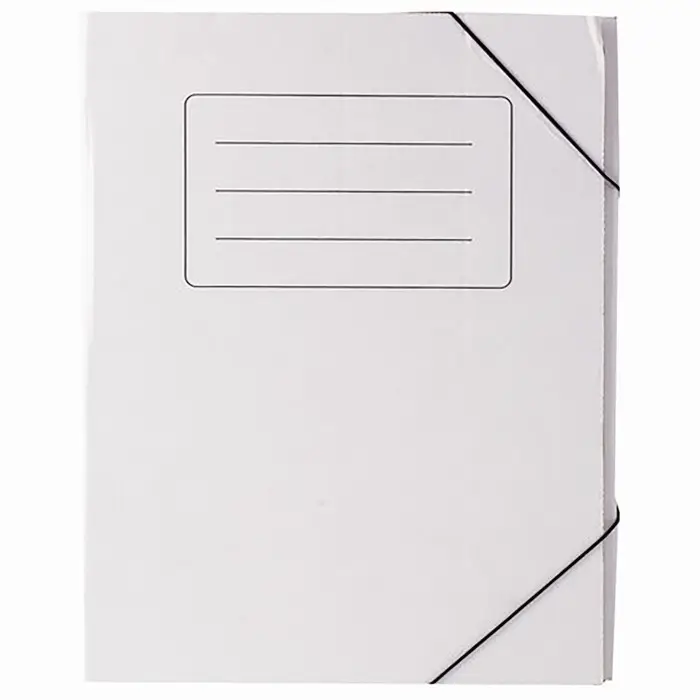 Папка архивная на резинках Calligrata, микрогофрокартон, 100 мм, белый, до 900 л Папка архивная на резинках Calligrata, микрогофрокартон, 100 мм, белый, до 900 л