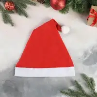 Колпак новогодний «Классика» 37×27 см, красный