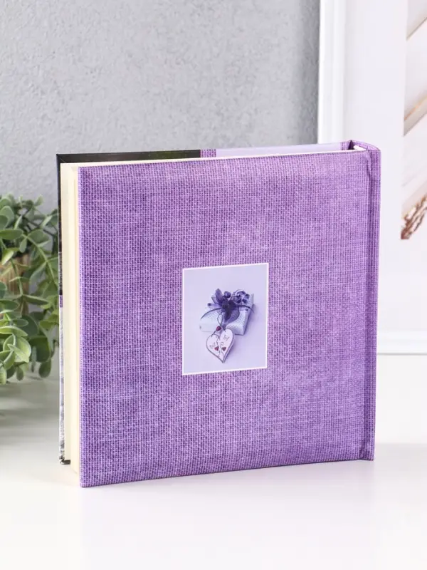 Фотоальбом 200 фото 10X15см, "Синяя дверь",бум.карм.с мемо, книжн. пер-т