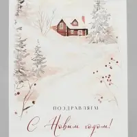 Пакет подарочный ламинированный &laquo;Поздравляем С Новым годом&raquo;, L 28&times;38&times;9 см