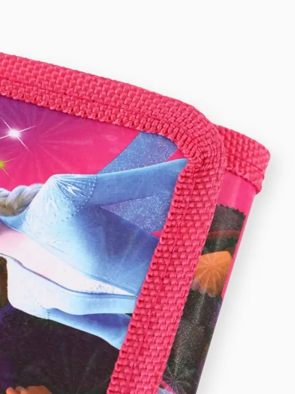 Кошелек детский на липучке &laquo;Холодное сердце&raquo; розовый 9&times;9&times;1