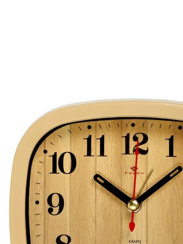 Будильник-часы настольные &laquo;Дерево&raquo;, 12.5&times;10.5 см, от батарейки АА