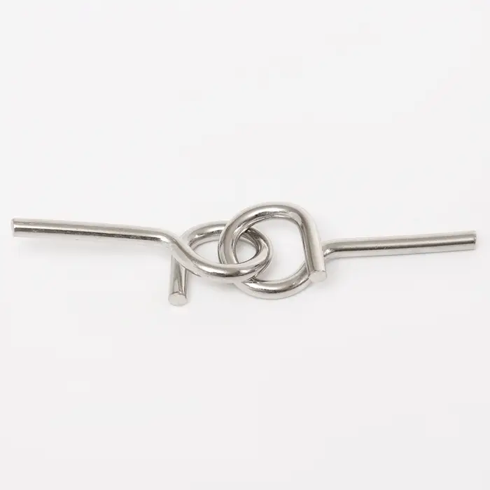 Головоломка металлическая «Умные гвозди» №20, на блистере