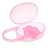 Соска-пустышка прикол силиконовая, от 0 мес., в контейнере, M&B