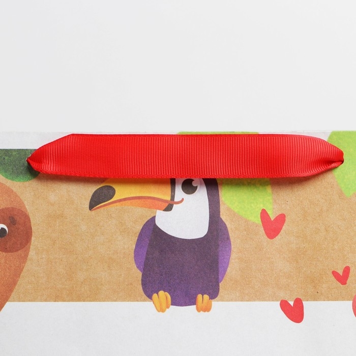 Пакет подарочный крафтовый горизонтальный, упаковка, «Тебе подарок», L 40 х 31 х 11,5 см Пакет подарочный крафтовый горизонтальный, упаковка, «Тебе подарок», L 40 х 31 х 11,5 см