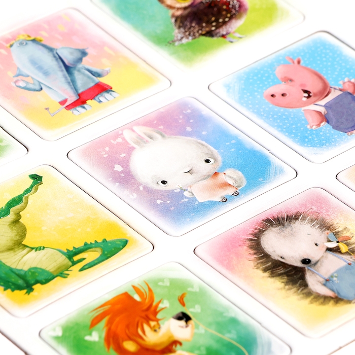 Настольная игра «Мемо. Happy ZOO», 36 карточек, 3+ Настольная игра «Мемо. Happy ZOO», 36 карточек, 3+