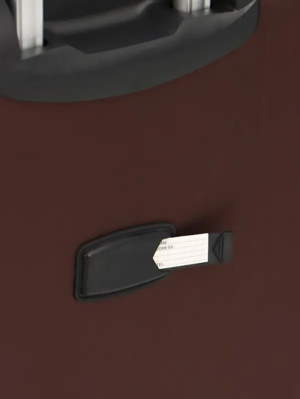 Чемодан на колёсах TEXTURA, кодовый замок, текстильный, с увеличением, 47&times;30&times;78 см, 28", коричневый