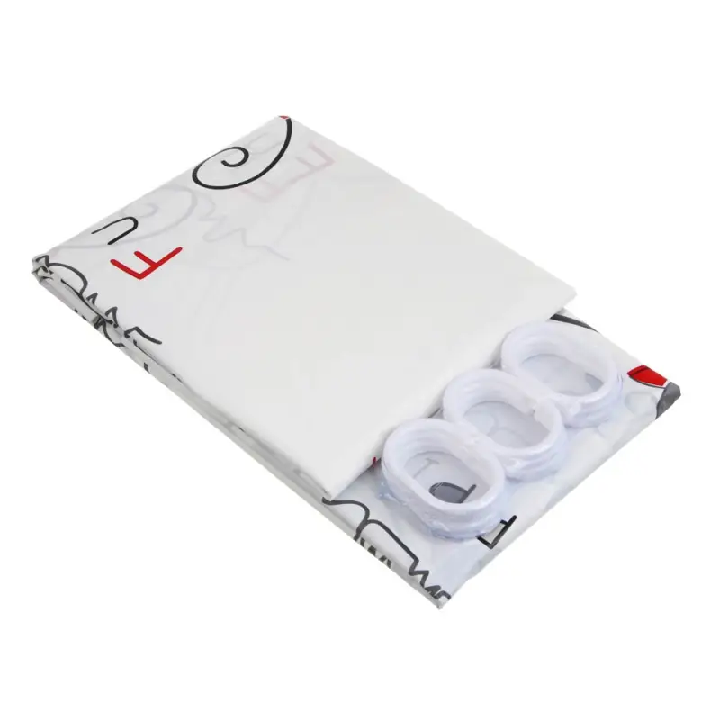 Шторка для ванной тм VETTA Веселые коты, ПЕВА 60г/м2, 180x200см